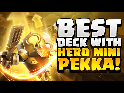 This #1 Hero Mini P.E.K.K.A Deck is BROKEN 🤯 | Clash Royale
