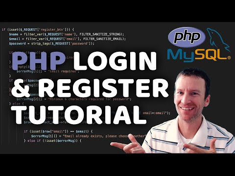 PHP Login System Tutorial with MYSQL