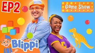 Blippi Game Show: Episode 2 - Who'll Win The Race? | Kids TV Show | Educational Videos for Kids
