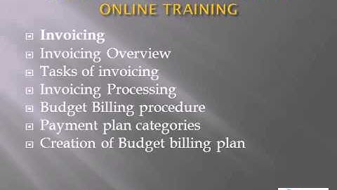 Sap  ISU Billing and invoicing online training in bangalore