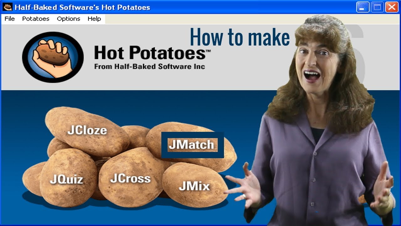 Hot Potatoes Quizzes | How to make | JMatch