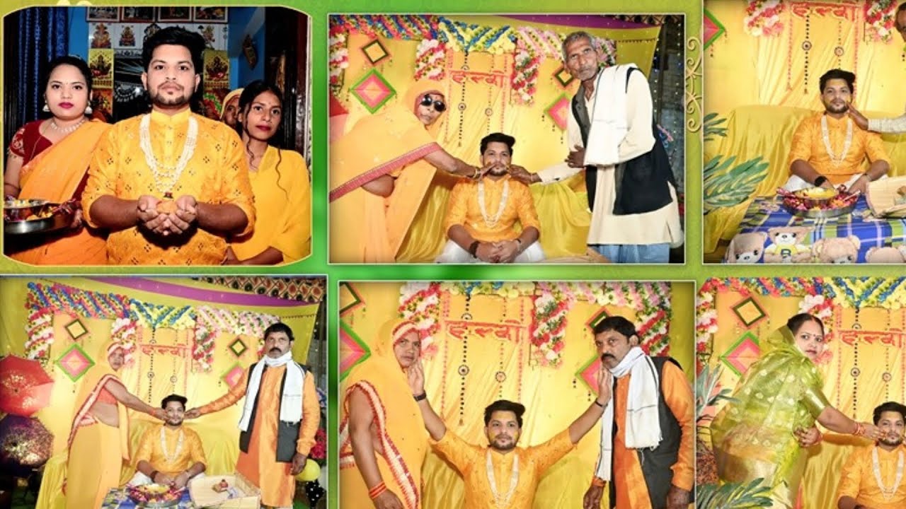 शुभ हल्दी सेरमनी ❤️🌺🌿 शिवा संघ शिल्पा 