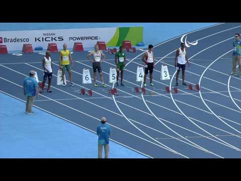 Athletics | Men's 100m T38 Round 1 Heat 2 | Rio 2016 Paralympic Games