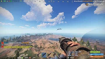 Rust Plane Crash - Shoot down Cargo Plane Event