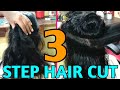 How to do HAIR CUT in 3 STEP || Three step hair cut ||