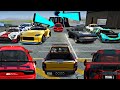 All Super Cars Stunts Through Building Ramp Challenge 