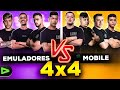 4X4 TIME EMULADOR VS TIME MOBILE DA LOUD !! FREE FIRE!!