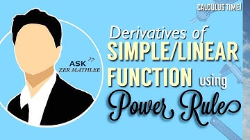 Derivative of Polynomial Functions Using Power Rule and Constant Rule (Simple Explanation!)|Calculus