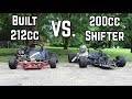 Yard Kart Racing Head to Head | 200cc vs. 212cc