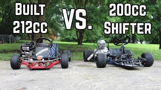 Yard Kart Racing Head to Head | 200cc vs. 212cc