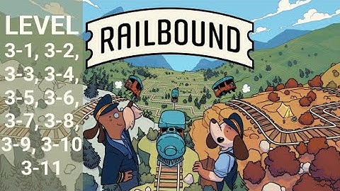 Railbound || Level 3 Complete || Connect Rails || Addictive Games