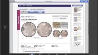 Add Coins using US Coin Collector App (iPad, iPhone) screenshot 1
