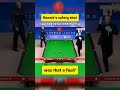 controversial shot by Ronnie | #snooker #trickshot #Ronnie #trump #selby #zhao #pool #sports #147