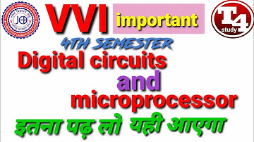 digital circuits and microprocessor 4th semester important|diploma important questions|#diploma|