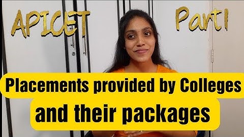 MBA-Placements offered by colleges and their packages -part1 | #apicet #apicet2020 #apicetmba