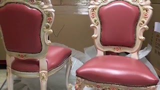 千葉→埼玉 輸入インテリア ロココ調家具アンティーク調家具 ダイニングチェア