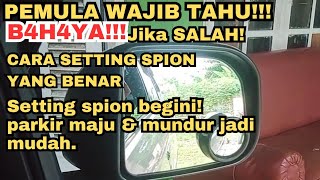 Tips agar aman nyetir di jalan raya,setting spion yang benar BELAJAR MOBIL DARI NOL#tutorialnyetir