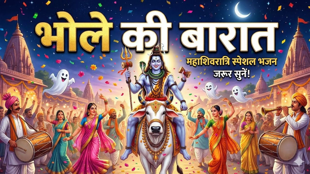 शिव विवाह स्पेशल: भोले की बारात (Lyrics) | Bhole Baba Wedding Song | New Bhakti Geet