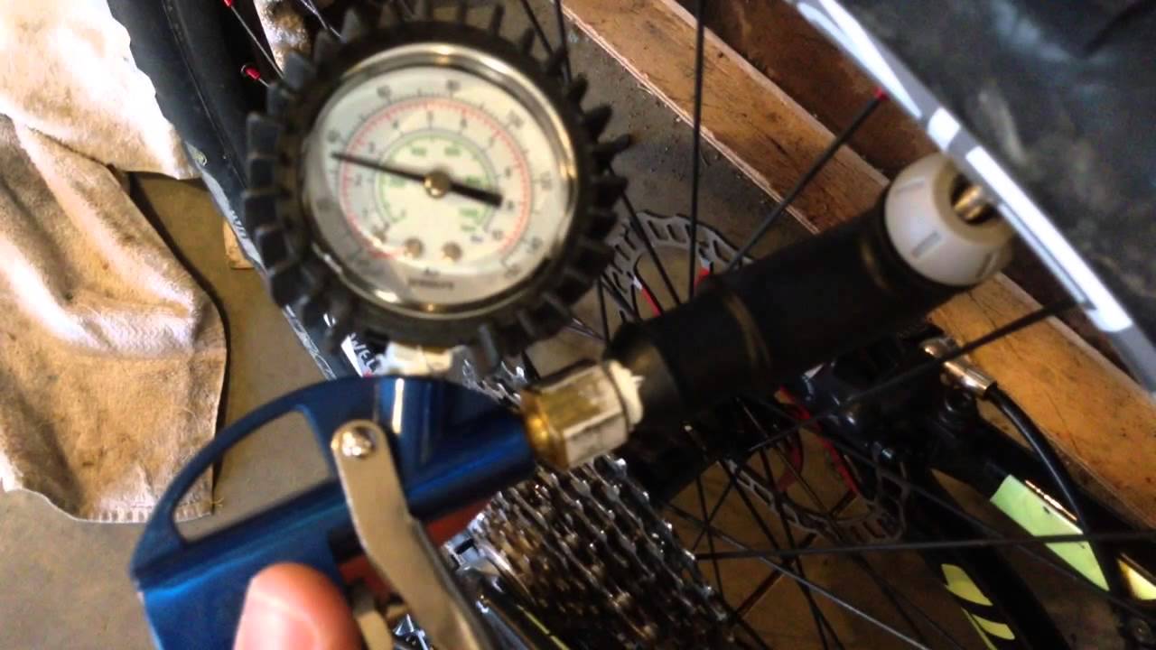 Home made bike shop inflator YouTube