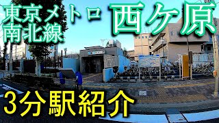 【3分駅紹介】東京メトロ南北線　西ケ原駅