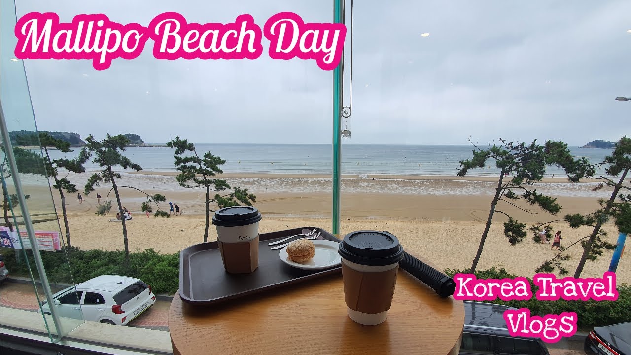 Mallipo Beach Day  Travel Vlogs Korea  life in Korea  Taean