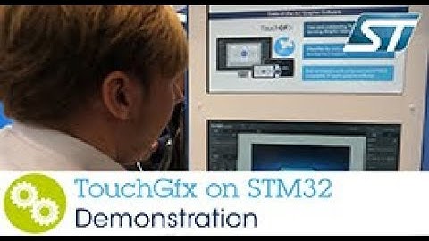 TouchGfx on STM32: DEMO at embedded world 2019 (with Charbax)