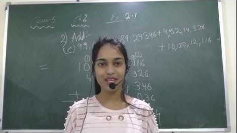 ""LARGE NUMBER " EXERCISE 2.1 SOLUTION  CLASS 5 MATH NCERT (ADDITION)