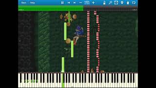 Captain Claw | Level 12 The Undersea Caves, Piano tutorial HD screenshot 3