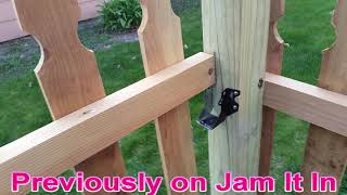 Removable Picket Fence Using Joist Hanger 5 year review.
