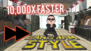 Gangnam Style Song 2X, 4X, Up To 100,000X Faster