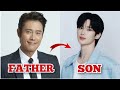 أشهر الممثلين الكوريين مع آبائهم الحقيقيين لي جونغ سوك لي مين هو بيون وو سيوك