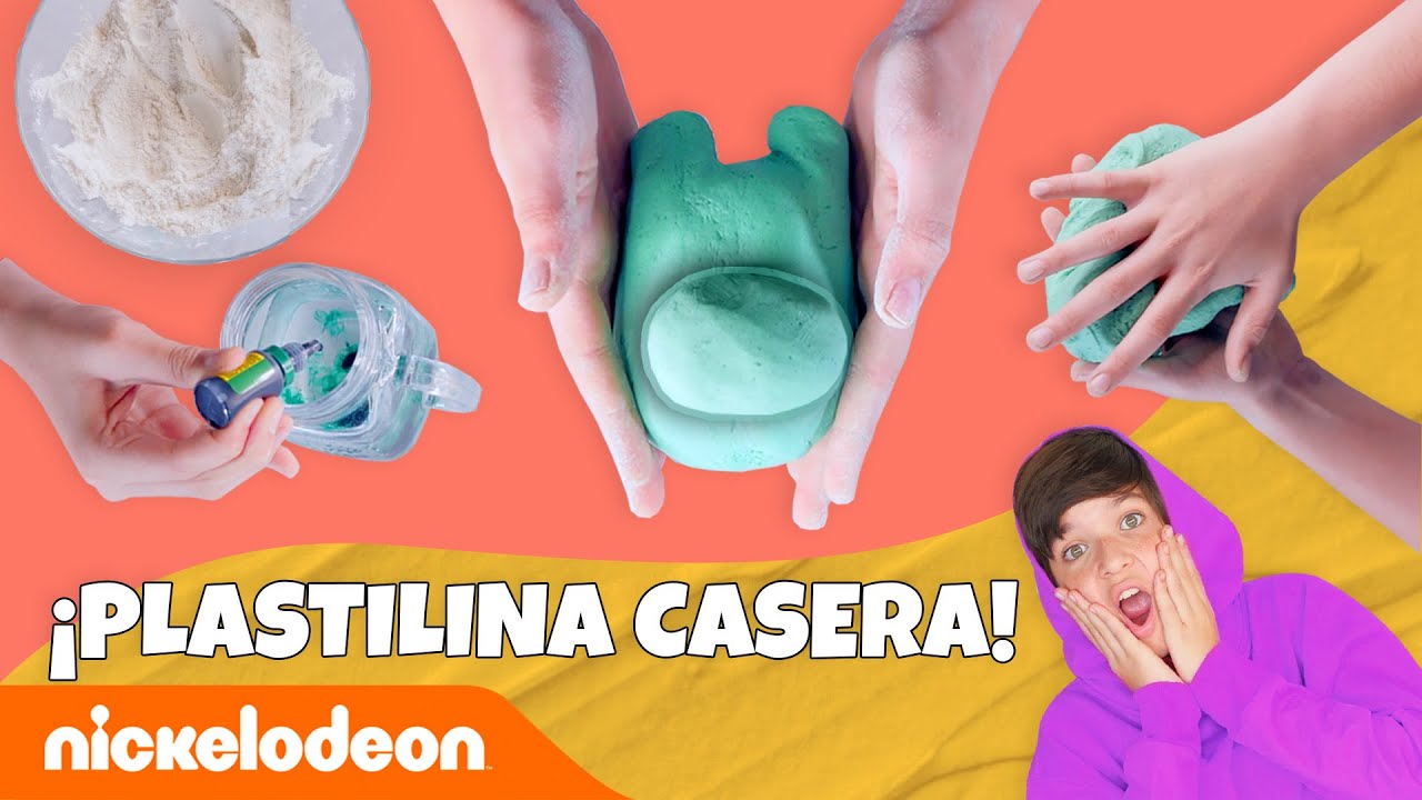 Plastilina Casera NO TÓXICA para niños - Como hacer plastilina con