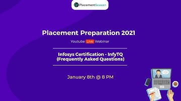 Infosys Certification (InfyTQ) - Frequently Asked Questions | PlacementSeason