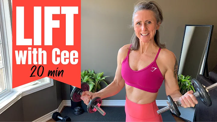 Weight training workout over 40 female FULL BODY 20min FB34