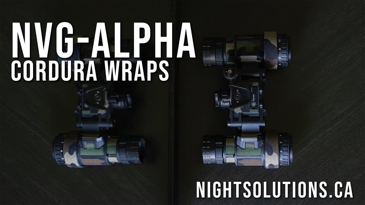NVG-ALPHA Cordura Wrap Installation Guide - YouTube