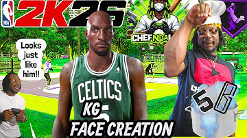 The Realest Kevin Garnett NBA 2k26 Face Creation (Chef