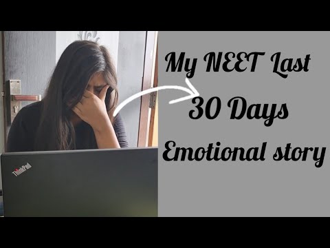 My NEET last 1 Month EMOTIONAL story!🥲|NEET motivation🔥