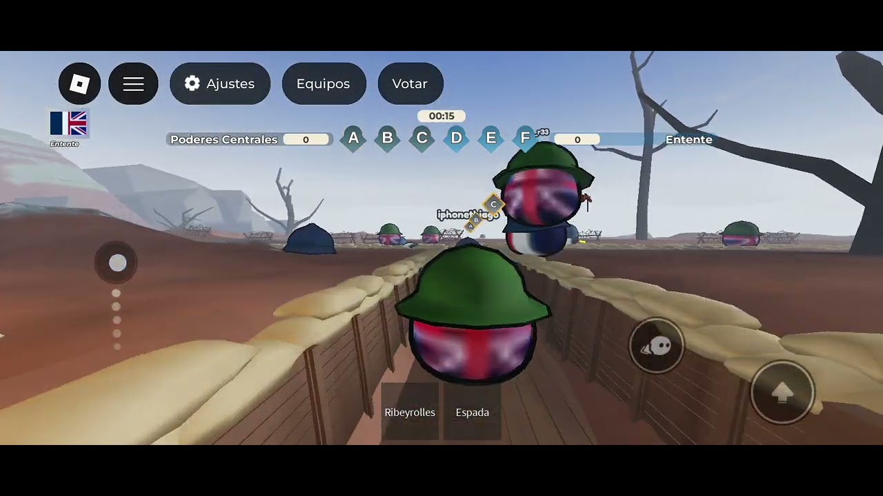 Jugando guerra de countryballs con control (es más difícil de lo que parece)