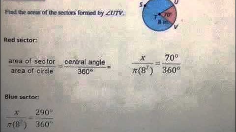 11.2 Area of Circles and Sectors