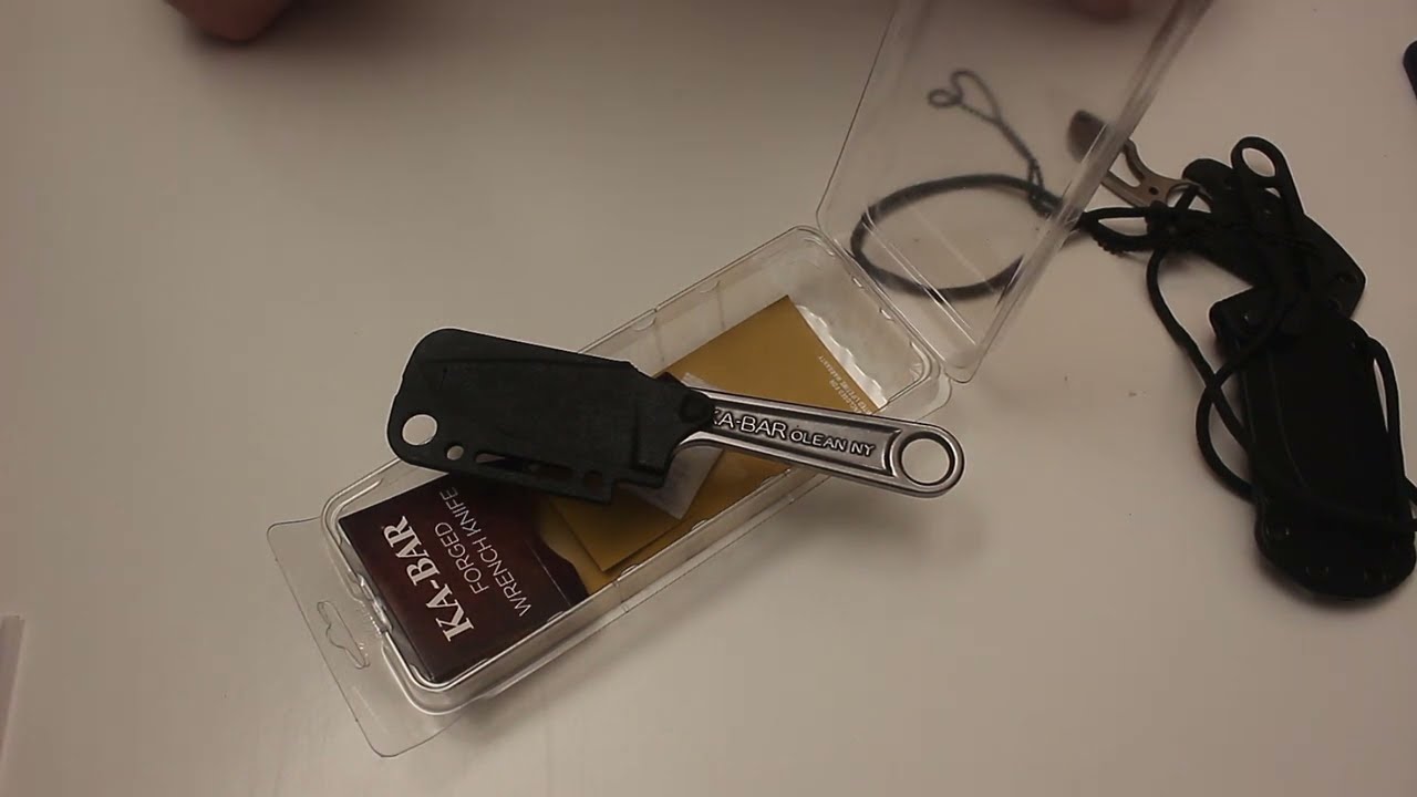 Test KA-BAR Wrench Knife 1119 Neck Knife Halsmesser Nackenmesser