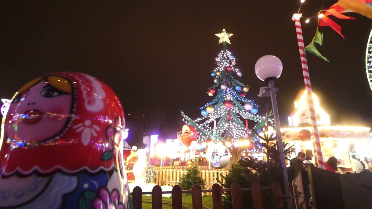 ونتر لاند مدينه الملاهي في  هايدي بارك لندن  اجواء رأس السنه