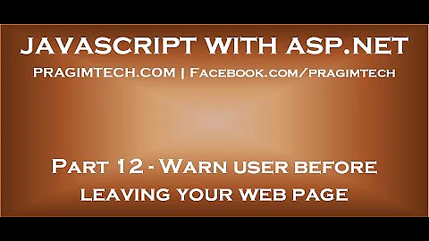 Warn user before leaving web page with unsaved changes