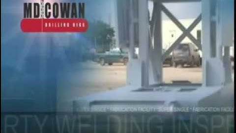 MD Cowan, Inc. Super Single Drilling Rig® Fabrication and Operation