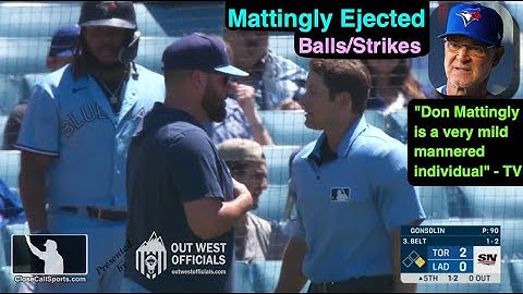 E161 - Don Mattingly, a "Very Mild Mannered Individual", is Ejected After Ben May
