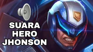 Mentahan Suara Hero Jhonson Mobile Legends