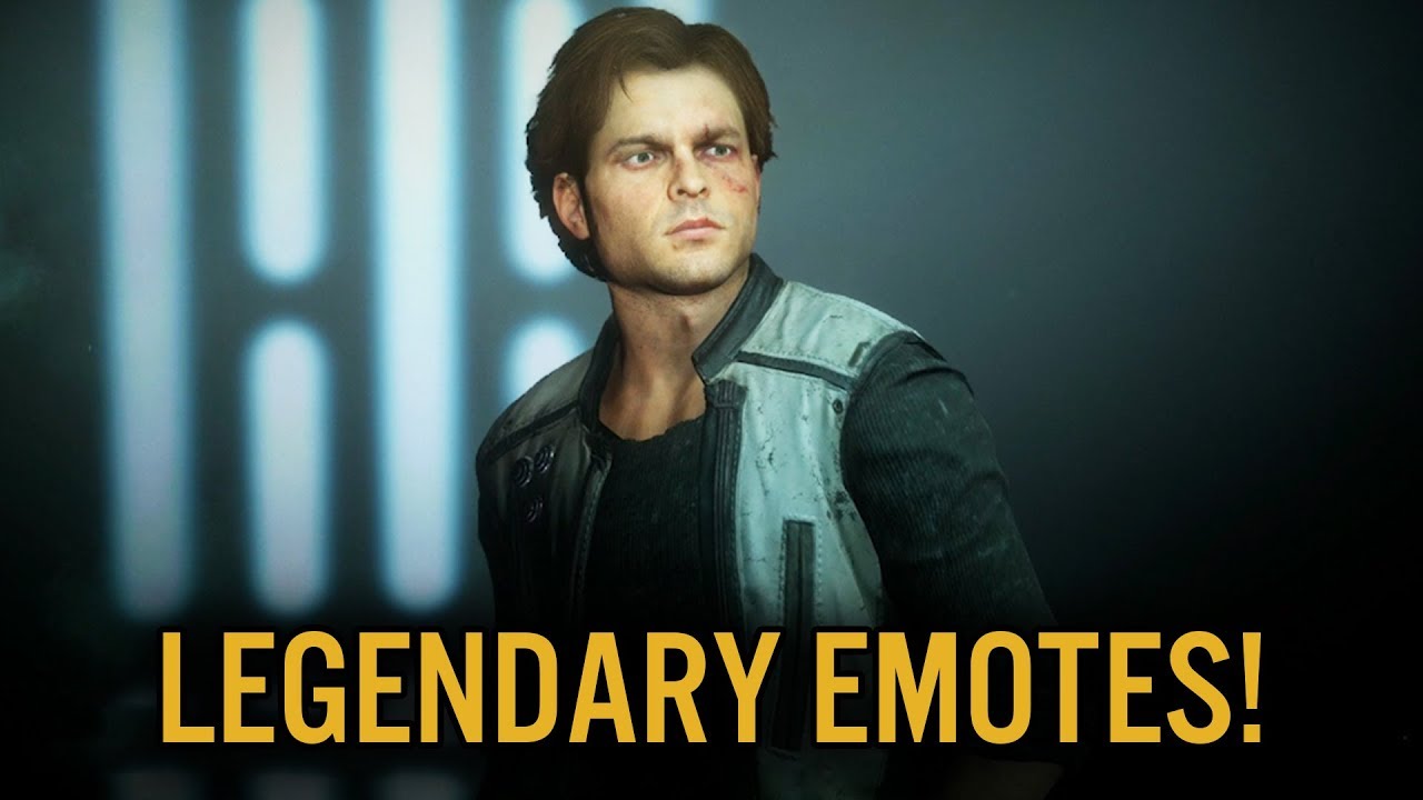Young Han Solo: Legendary Emotes! - Star Wars Battlefront 2