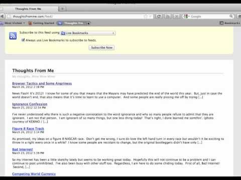 firefox rss reader firefox rss reader