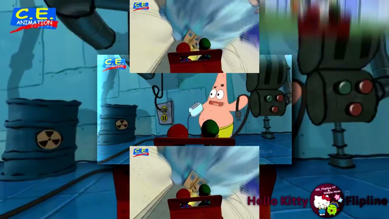 YTPMV Mario & Luigi Ride the Spongebob 4-D Scan