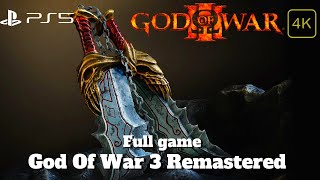 God of War 3 Remastered (PS5) - Gameplay Walkthrough FULL GAME 4K No Commentary
