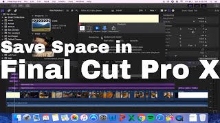 Save DISK Space in Final Cut Pro X